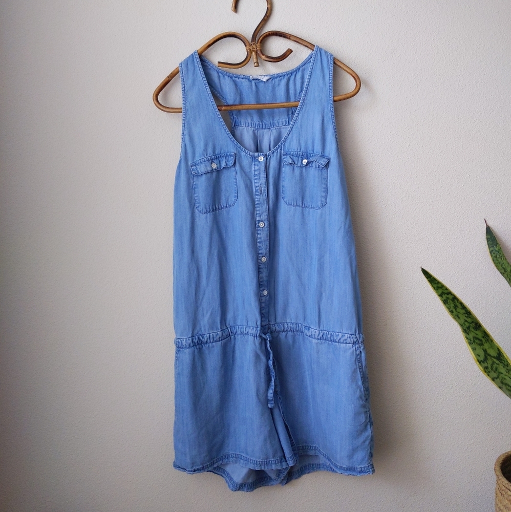 Soft Joie Chambray Romper